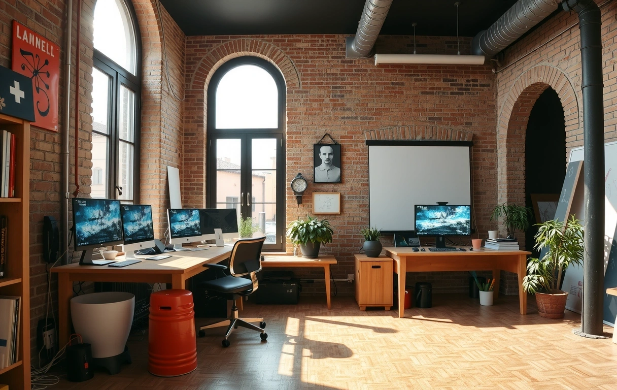 Our Rome Studio workspace